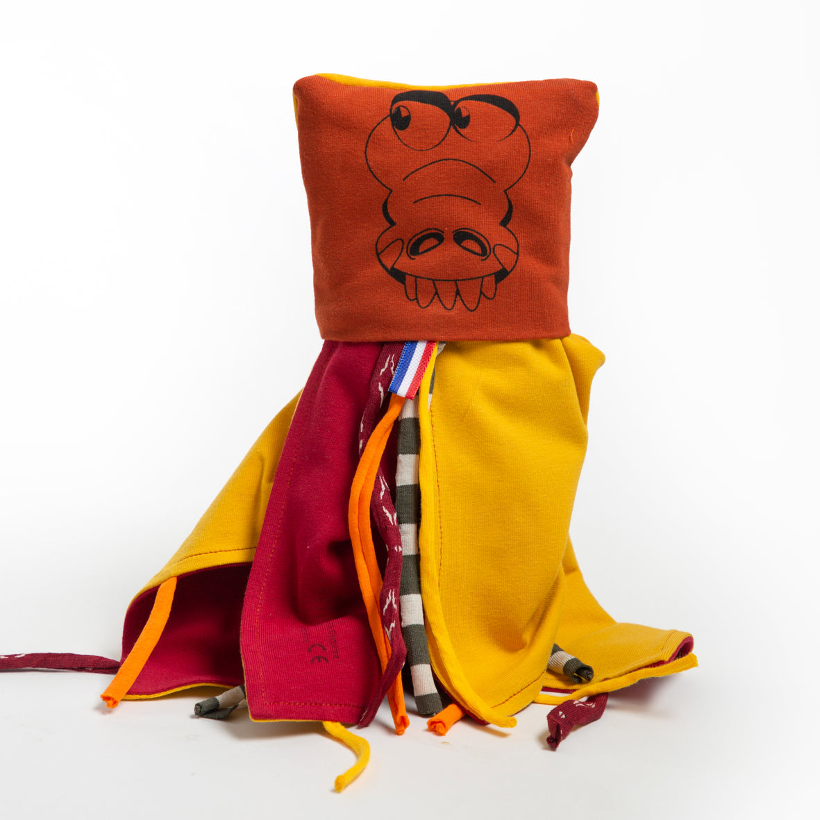 Doudou copertina coccodrillo color caramello