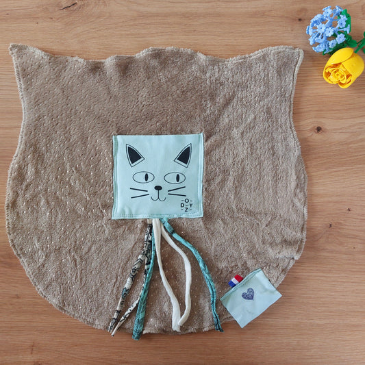 Doudou Dodyz talpa gatto azzurro