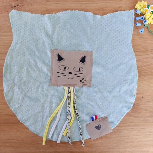 Doudou Dodyz blu gatto talpa