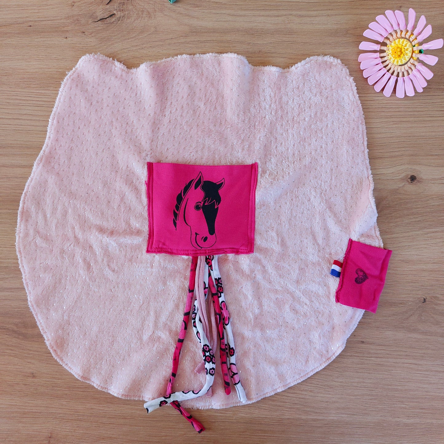 Comforter Dodyz pink fuchsia horse
