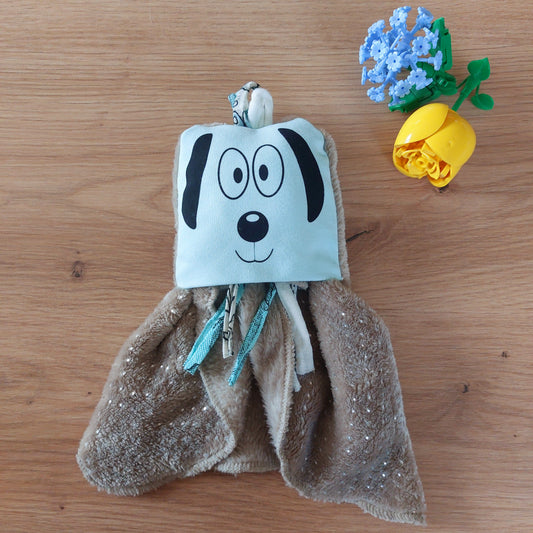 Doudou Dodyz talpa cane azzurro