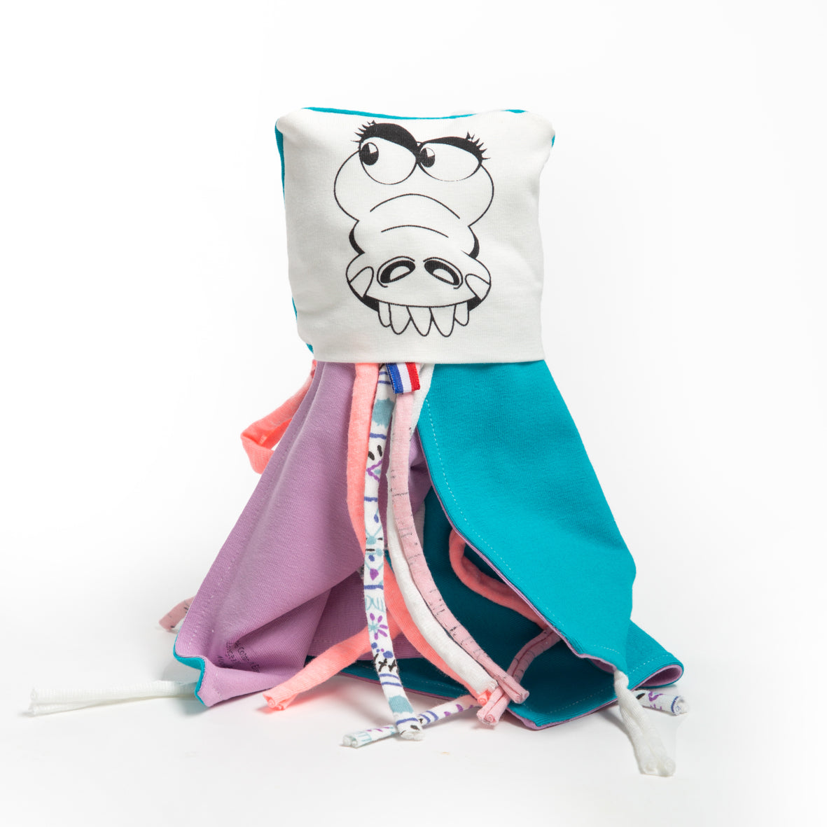 Doudou copertina coccodrillo bianco