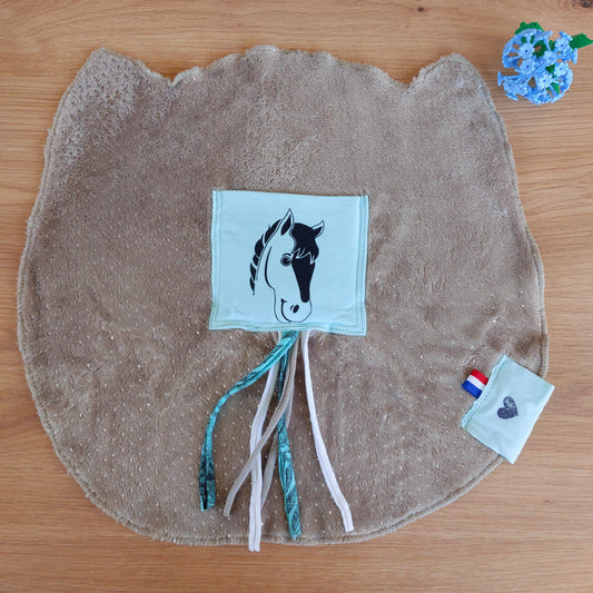 Peluche Dodyz talpa cavallo azzurro
