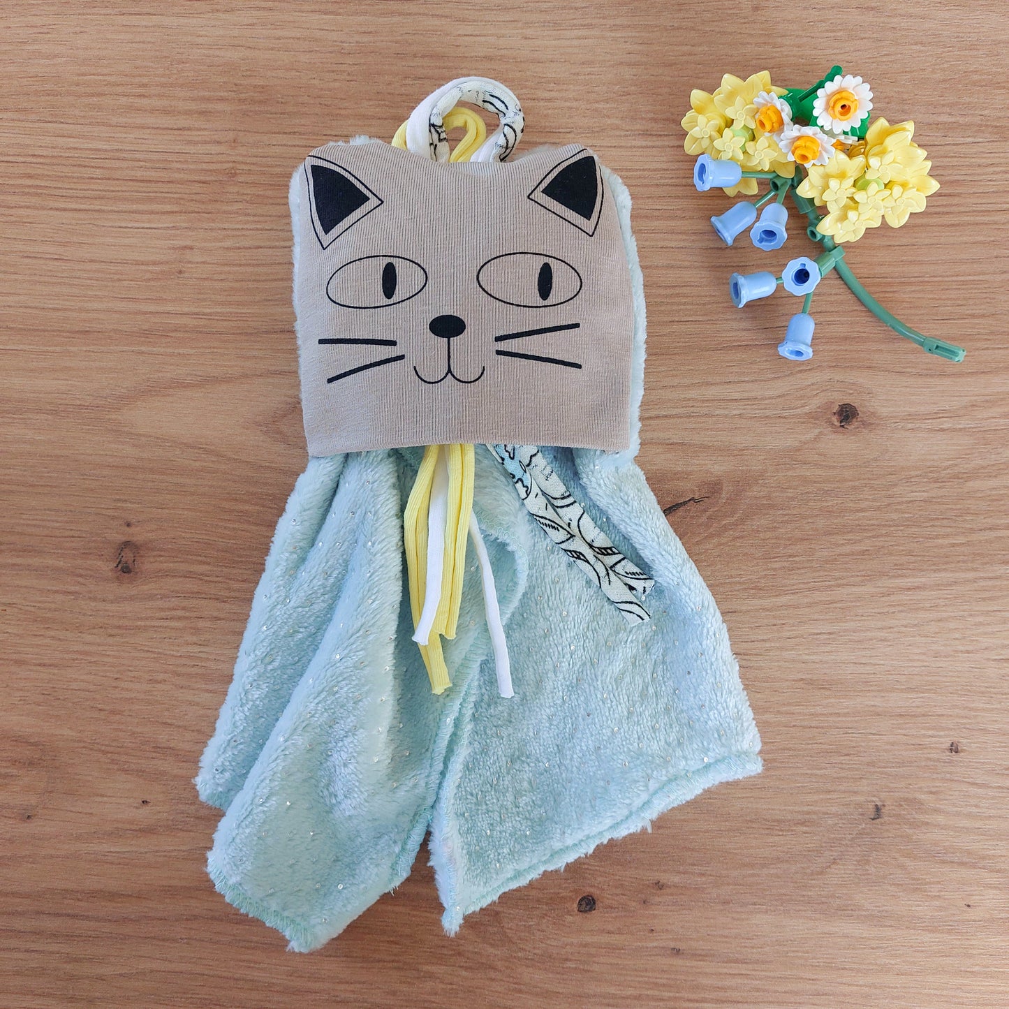 Doudou Dodyz blue cat mole