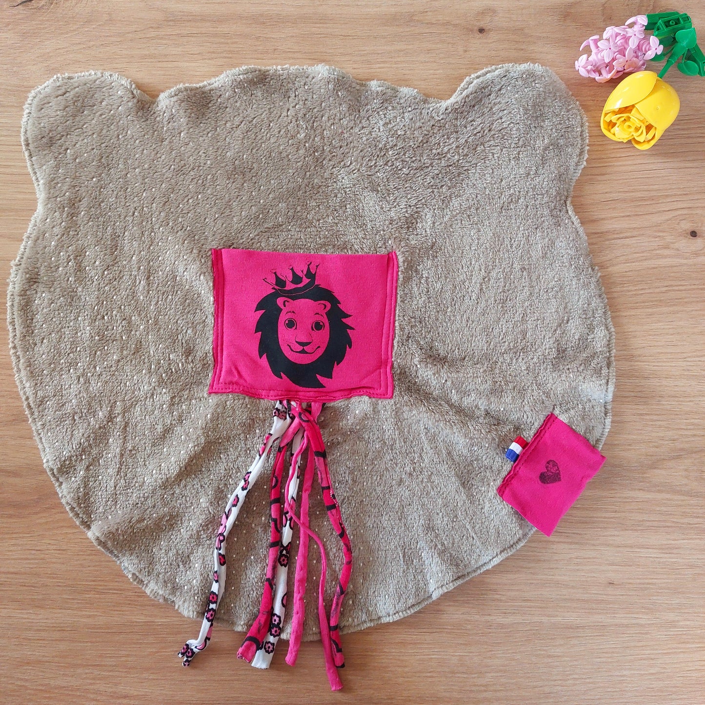 Doudou Dodyz mole lion fuchsia