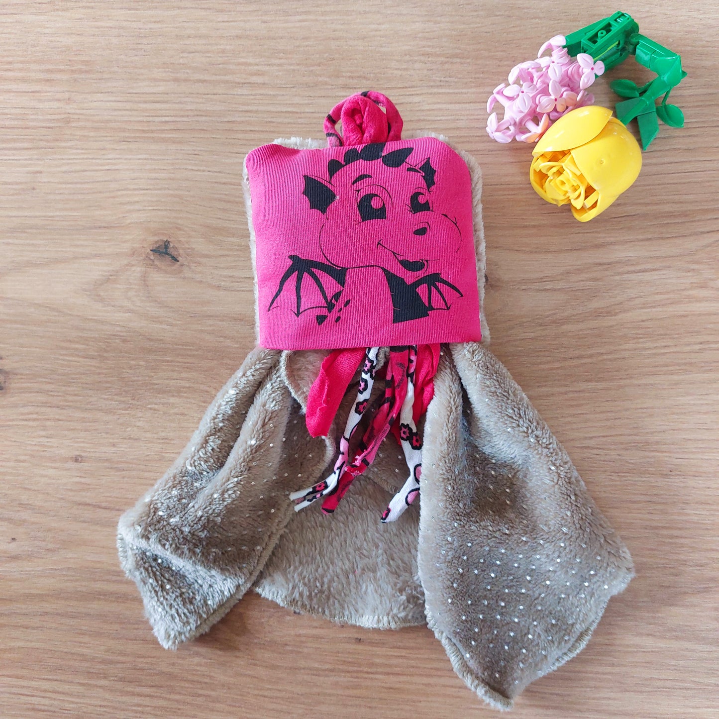 Doudou Dodyz mole dragon fuchsia