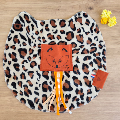 Doudou Dodyz Léopard Renard caramel