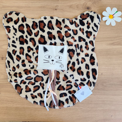 Doudou Dodyz Léopard Chat Blanc