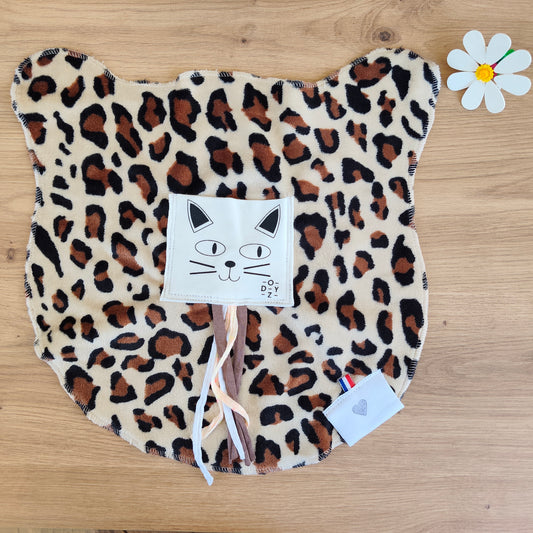 Doudou Dodyz Léopard Chat Blanc