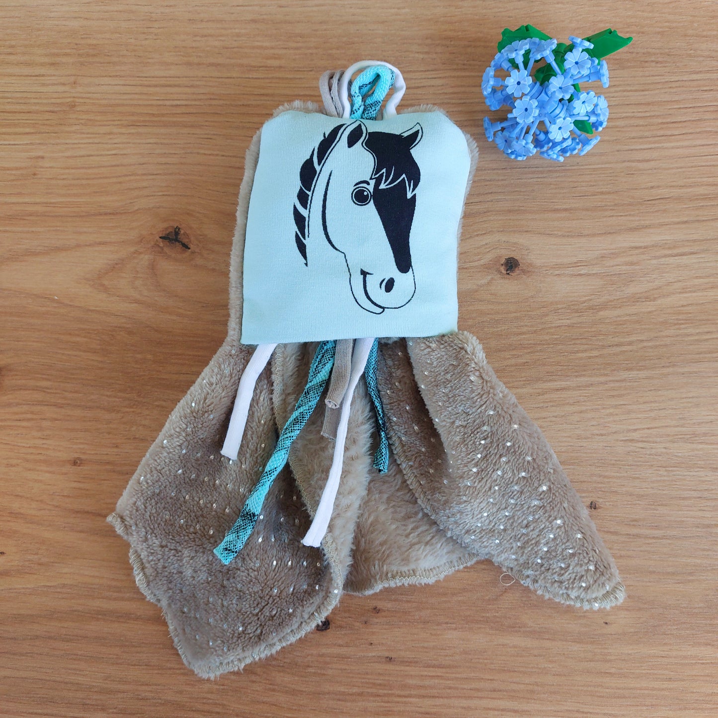 Peluche Dodyz talpa cavallo azzurro